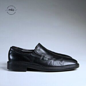 ECCO Helsinki 2 Leather Slip On Dress Shoes Black Men EU 43 US 9 - 9.5